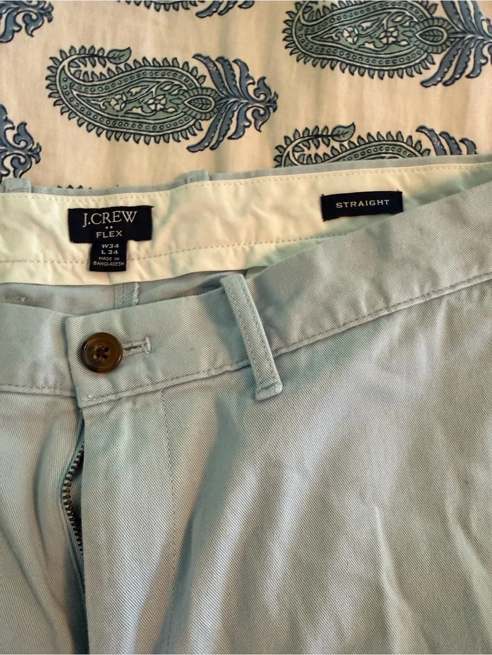J. Crew Pale Blue Men’s Chino Pants